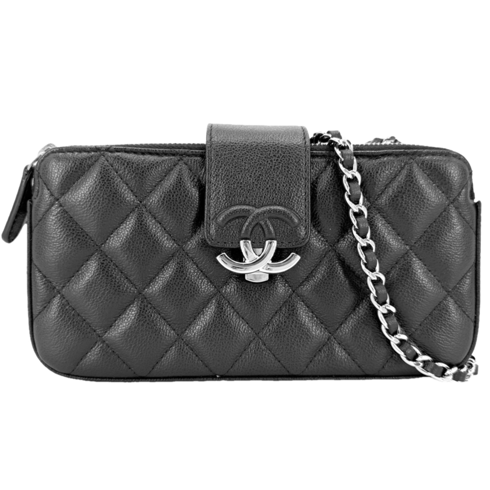 Chanel Chain Wallet for Women, Matelassé Coco Mark, Shoulder Bag, Crossbody, ...